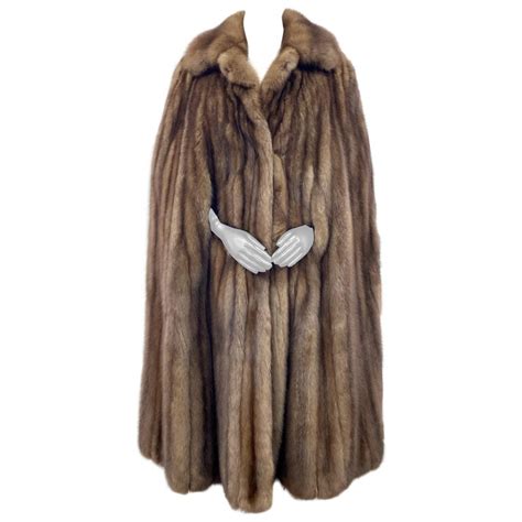 ysl fur cape